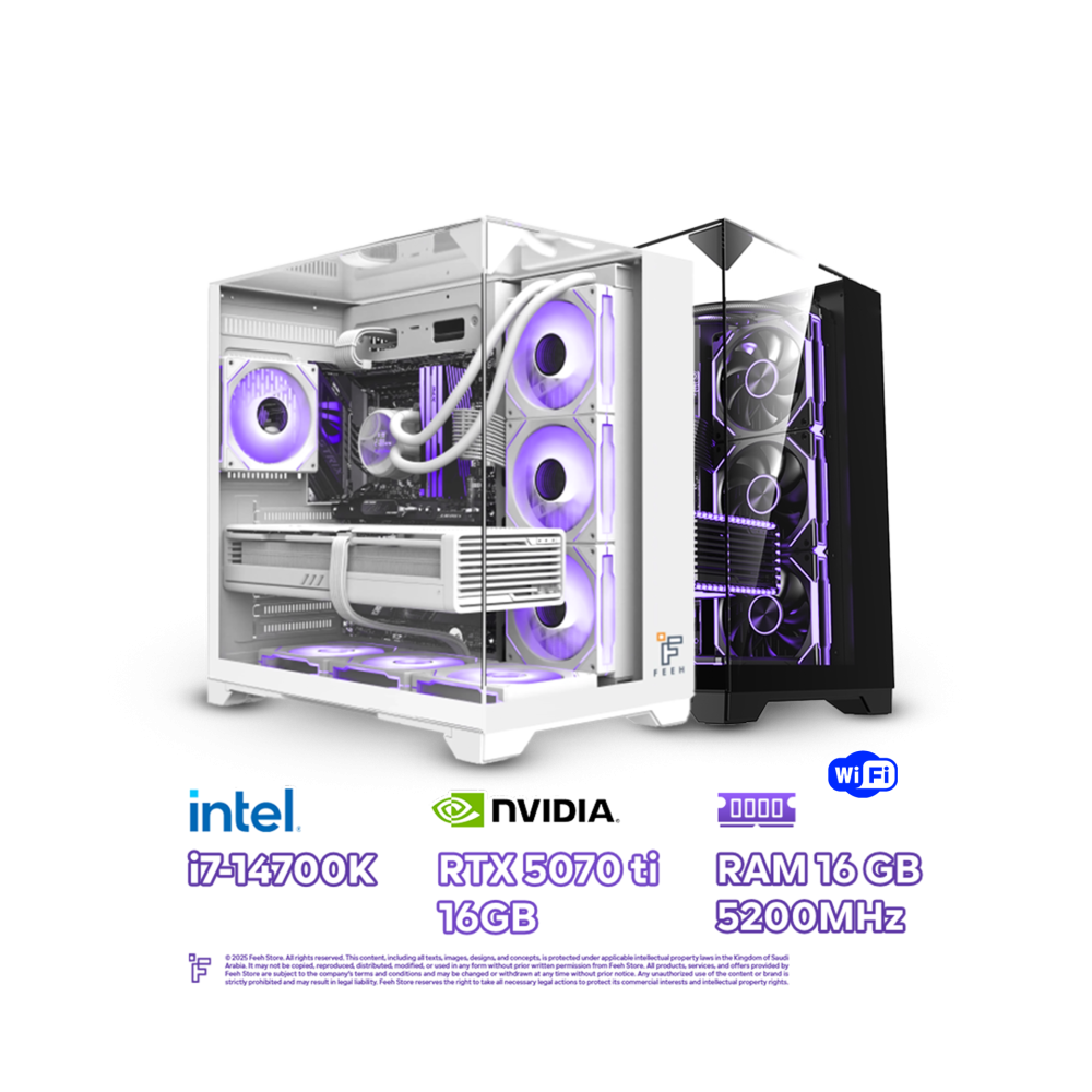 تجميعة احترافية – i7 14700K – RTX 5070TI