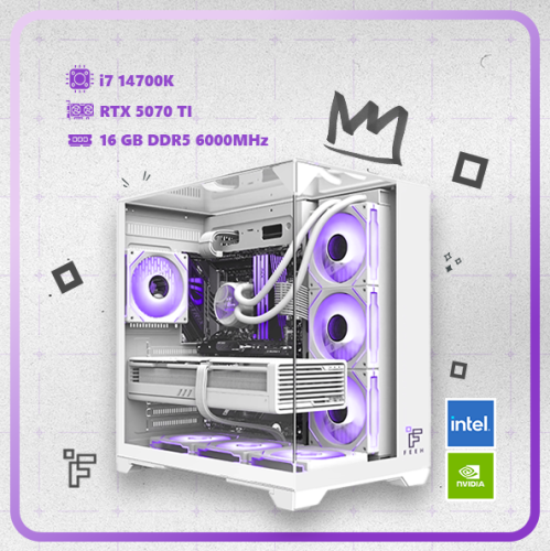 تجميعة RTX 5070 TI معالج INTEL I7 14700K