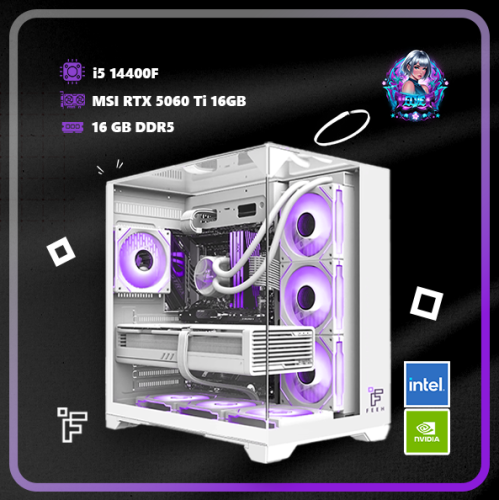 ( VELVETRP Edition ( I5 14400F - RTX 5060 TI