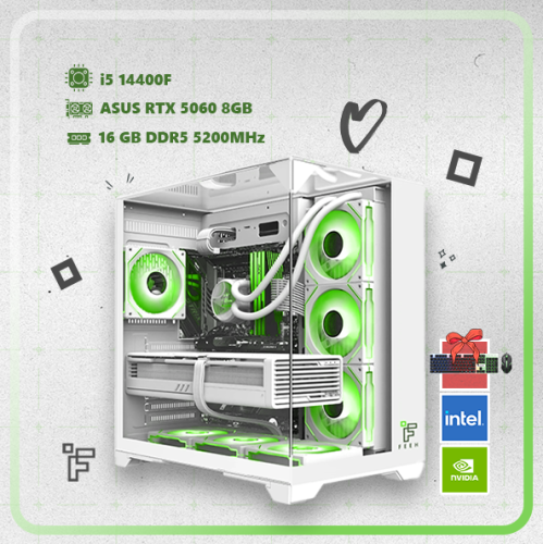 تجميعة RTX 5060 8GB معالج I5 14400F