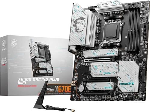 MSI X670E Gaming Plus WIFI DDR5 AM5 ATX Motherboar...