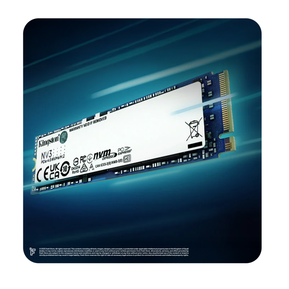 内蔵型SSD Kingston NV3 SSD 6000MB/s & XS1000 1TB Kingston 1000GB NV3 M.2 2280 NVMe SSD Up to 6000 MB/s
