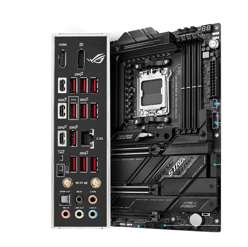 لوحة ام اسوس ار او جي واي فاي - Asus ROG STRIX X670E-E GAMING WIFI