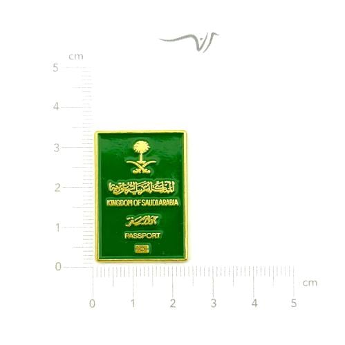 استكر معدن الجواز السعودي كبير ذهبي