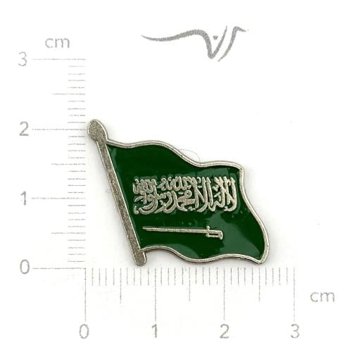 استيكر معدن علم صغير