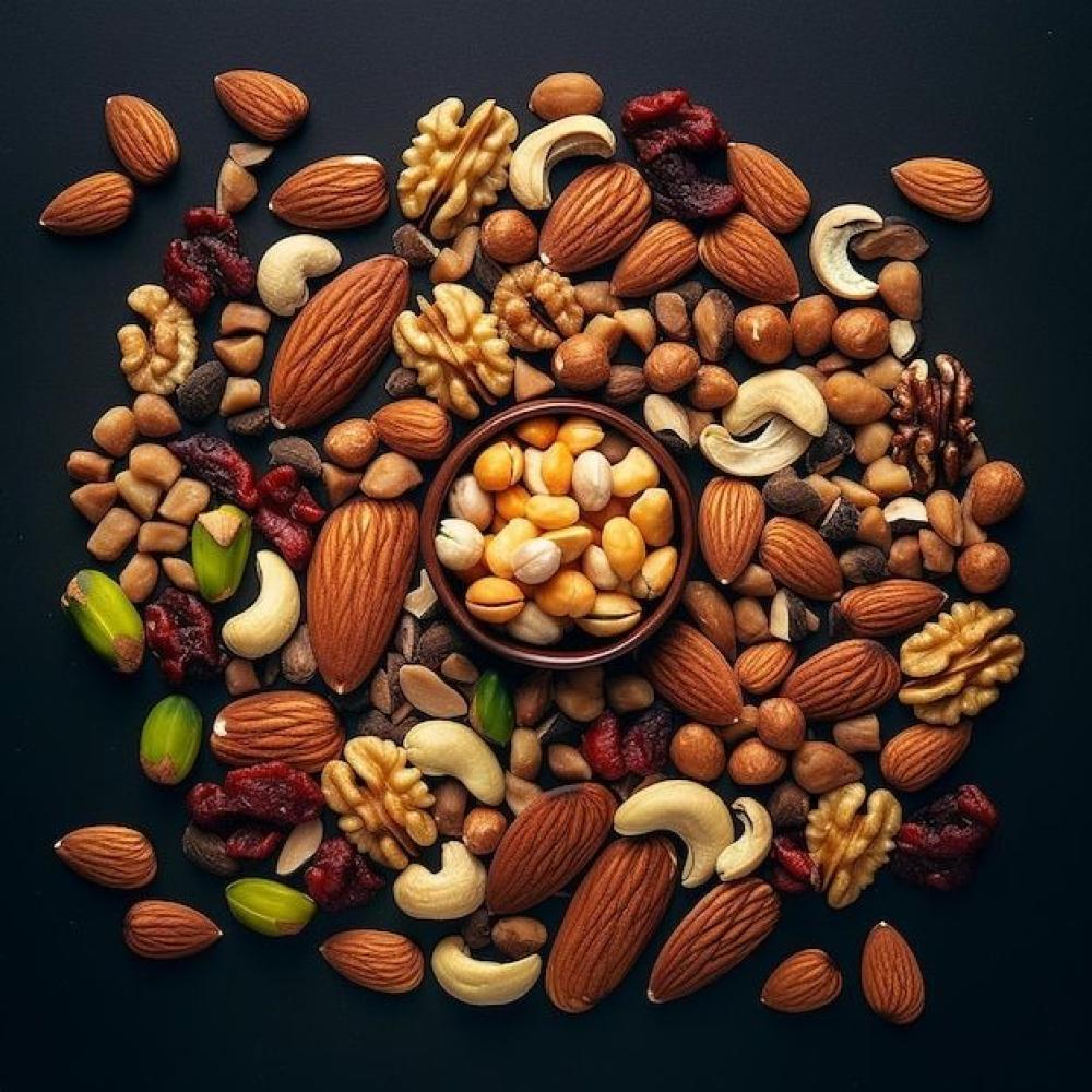 كمية السعرات الحرارية في المكسرات