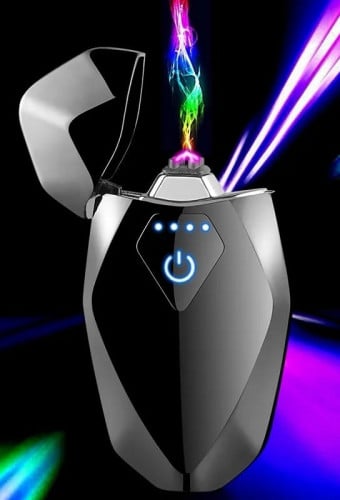 قابلة للشحن ولاعة بلازما USB الالكترونية LED طاقة اللمس