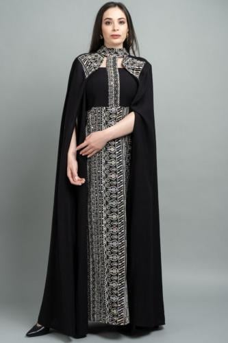 جلابية كويتية لون أسود