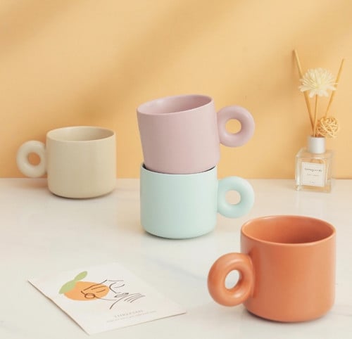 كوب سيراميك بالوان متميزه