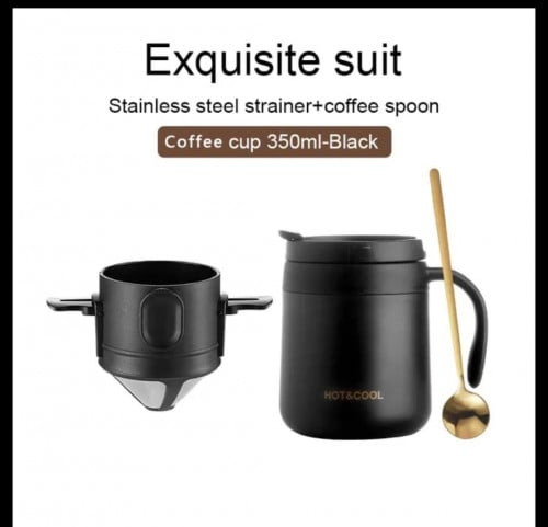 2في 1قابلة للطي القهوة الفولاذالمقاوم للصدا فلتر لتنقيط