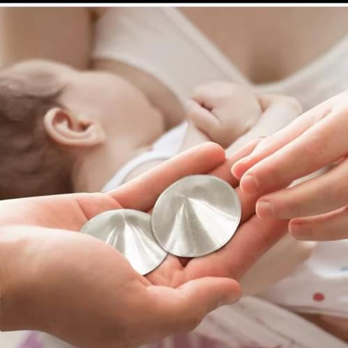 درع واقي لحلمة الثدي من الفضة