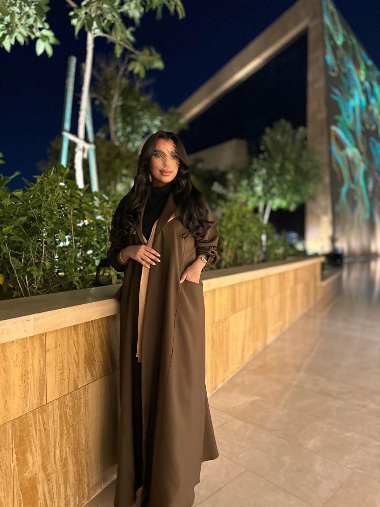 عباية شتوية دبل كلوش
