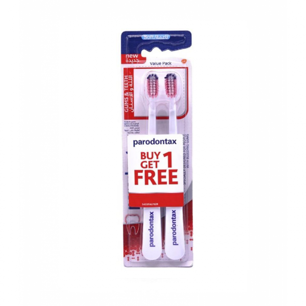 Parodontax Gum & Teeth Toothbrush Soft 1+1