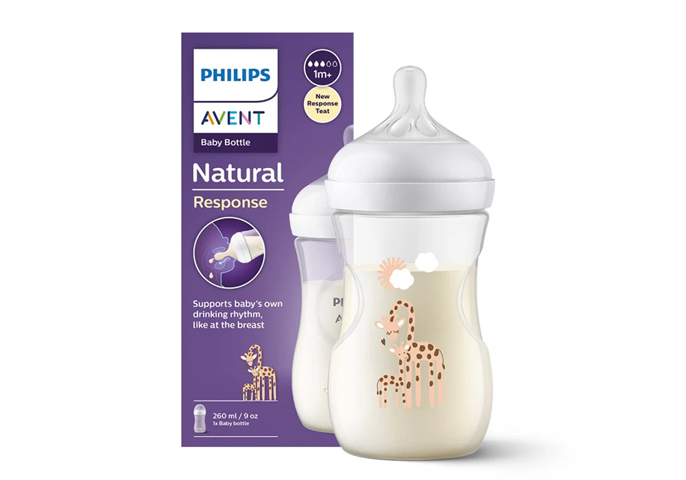 Avent Philips Natural Baby Bottles +0m 260ml 1662