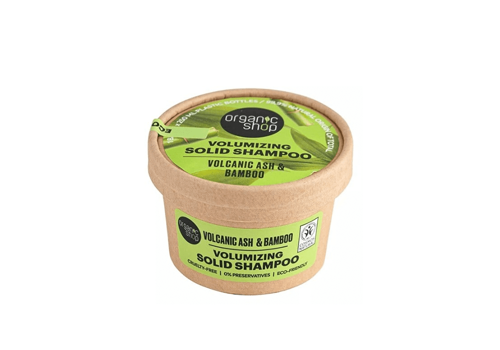 Organic Shop Volcanic Ash & Bamboo Solid & Thickening Shampoo 60g 2487