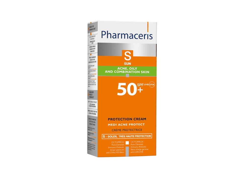 فارماسيرز لحب الشباب مع واقي شمس (+SPF 50) للبشرة الدهنية والمختلطة 50 مل