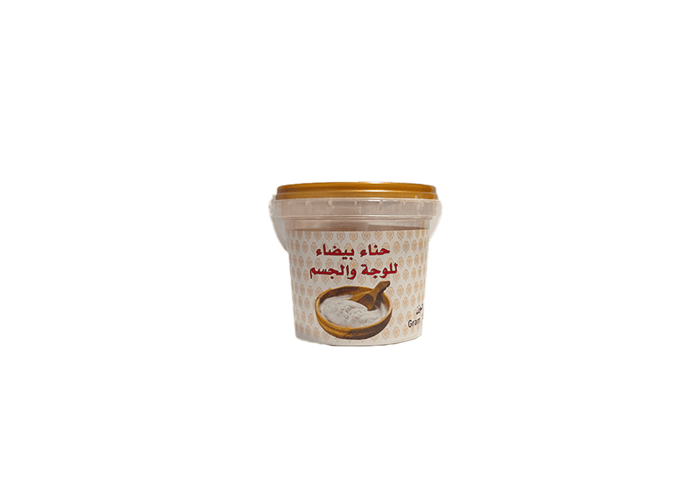 حناء بيضاء للوجة والجسم مزاج الكيف 100 جرام