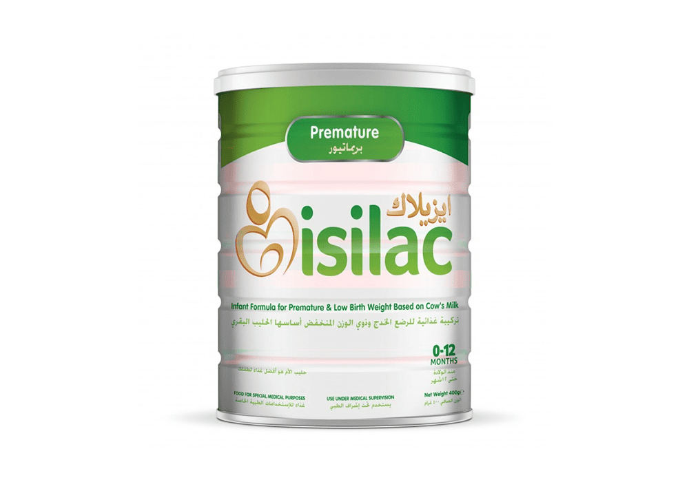 إزيلاك بريماتيور حليب أطفال تركيبة غذائية للخدج وذوي الوزن المنخفض 400 غرام