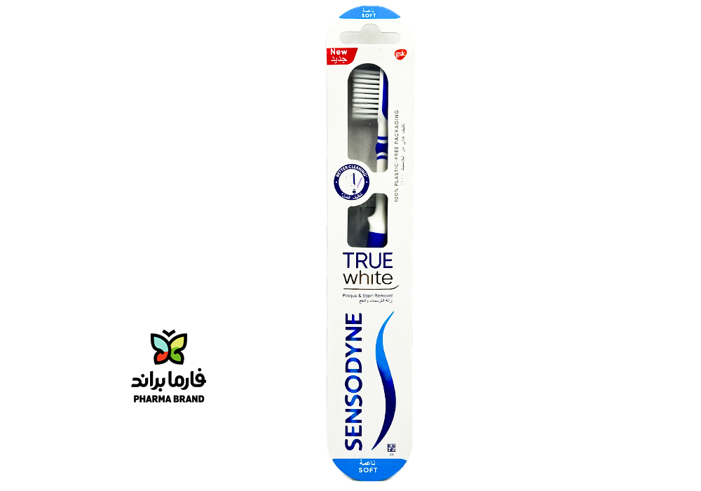 سنسوداين فرشاة اسنان ترو وايت إزالة البلاك ناعم 5348