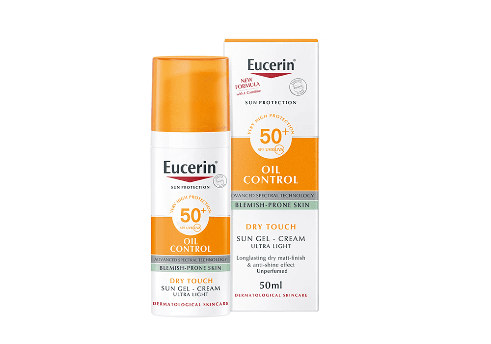 يوسيرين واقي شمس جل كريم (+50 SPF) للبشرة الدهنية 50 مل