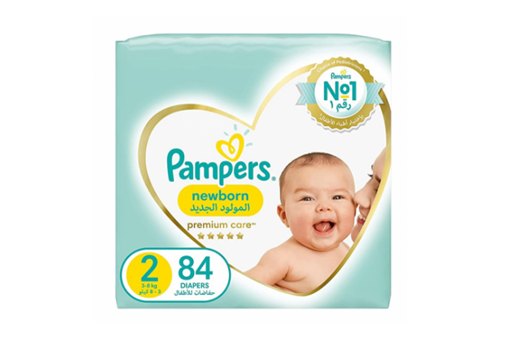 Pampers Diapers No. 2 Small Premium Care 84 Count
