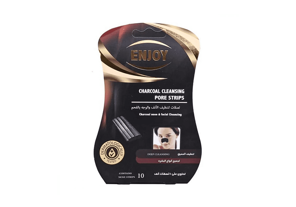 انجوي لصقات تنظيف الانف بالفحم  10قطع