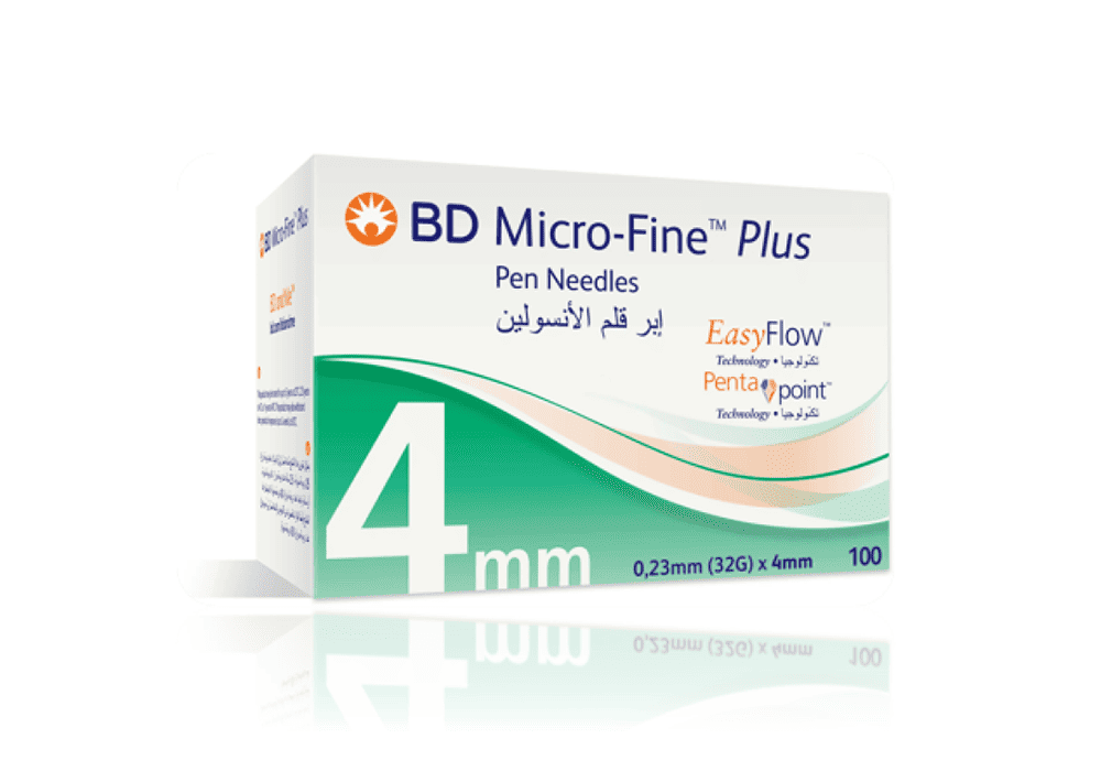 إبرة BD MICRO FINE مقاس 4 مم