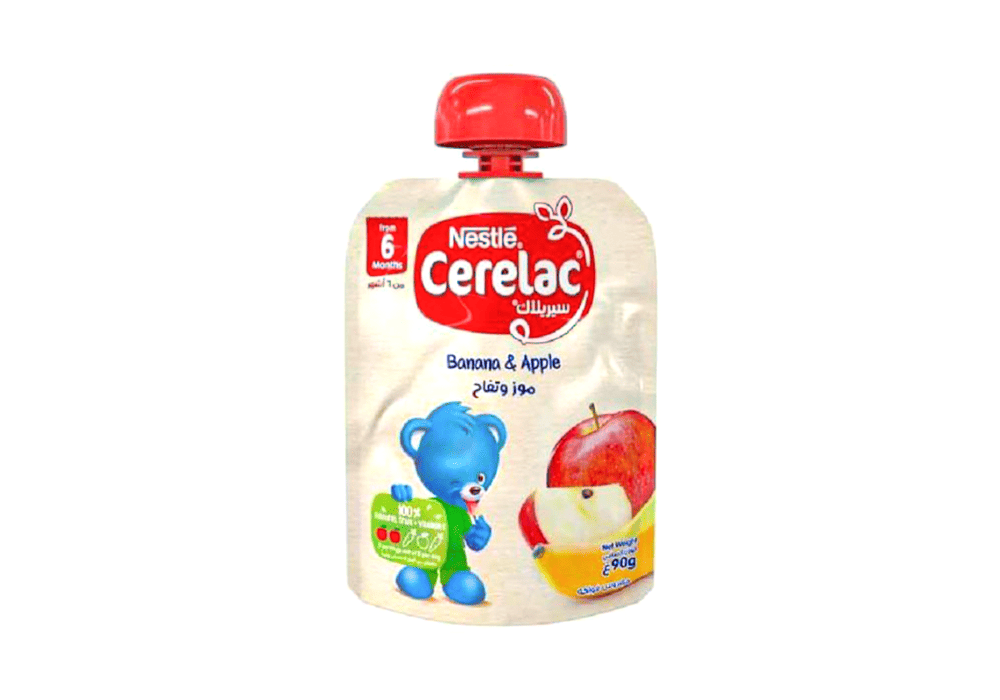 سيريلاك غذاء اطفال مهروس موز وتفاح عبوة 90 جرام