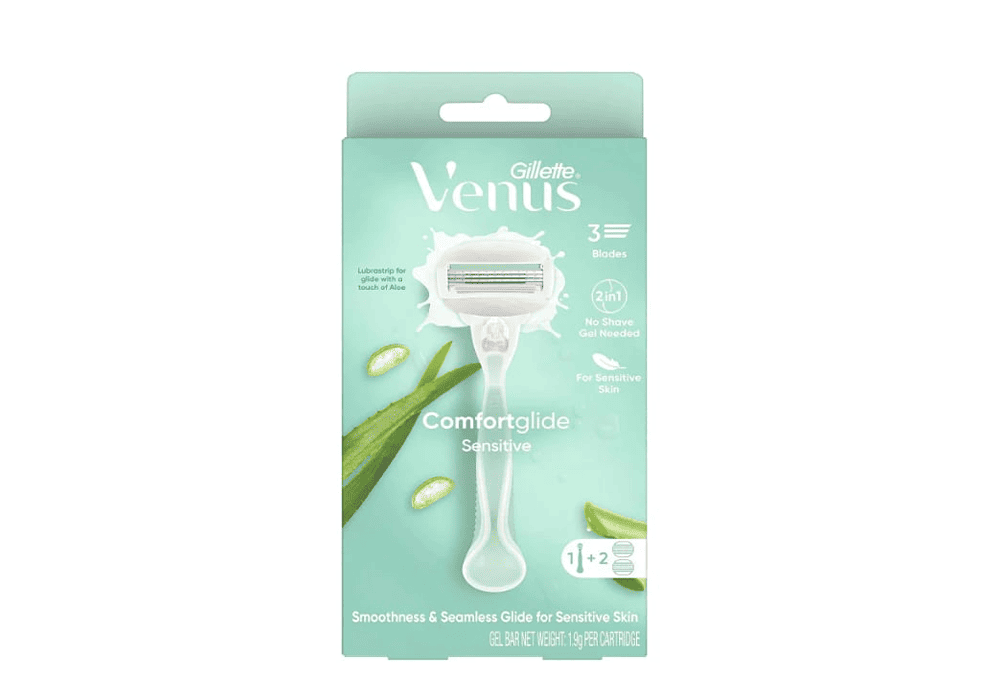 Gillette Venus 1+2 Sensitive Razor with Aloe Vera 3933