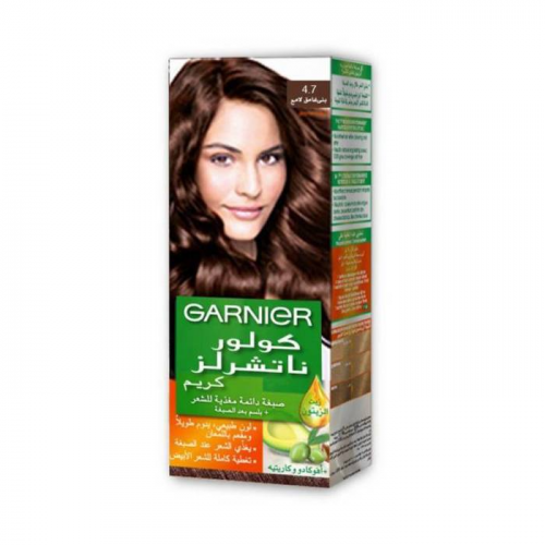 غارنييه صبغة شعر بني شوكولاتة غامق رقم 4.7