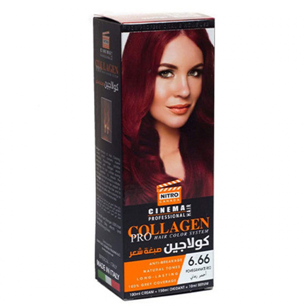 Nitro Canada Collagen Hair Dye Pomegranate Red No. 6.66