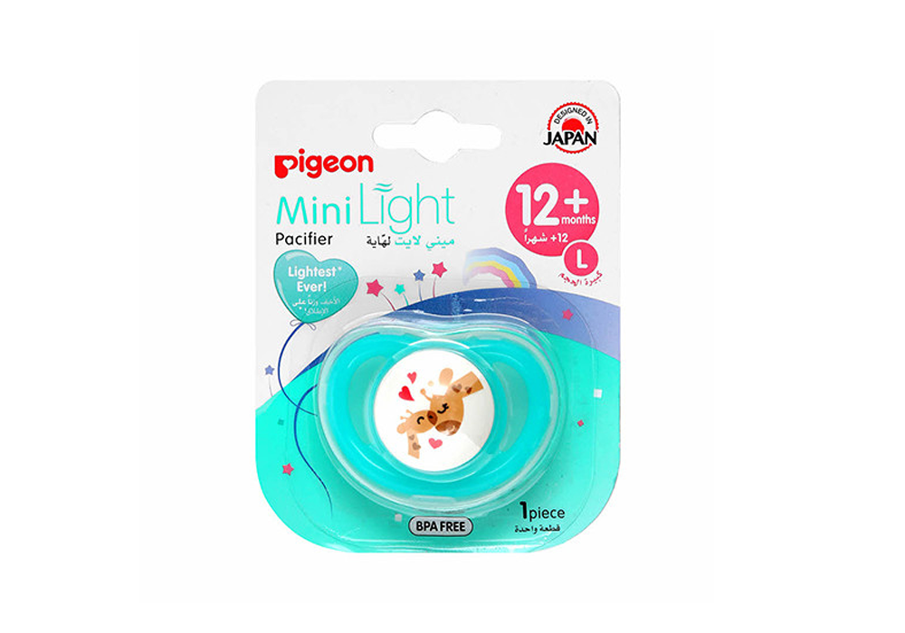 Pigeon Mini Light Pacifier Large +12 Giraffe