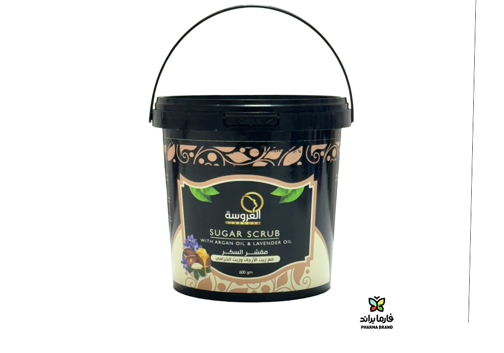 العروسة مقشر السكر بزيت الارغان والخزامى 600 جرام