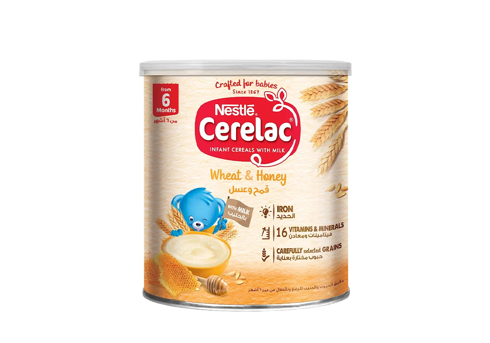 Cerelac Wheat & Honey with Milk +6 Months 1000g Pack 2126