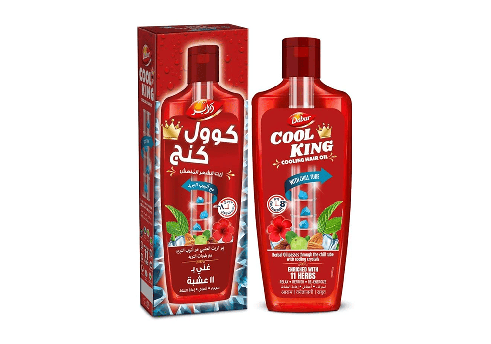 دابر كول كنج زيت الشعر المنعش 11عشبة 200مل