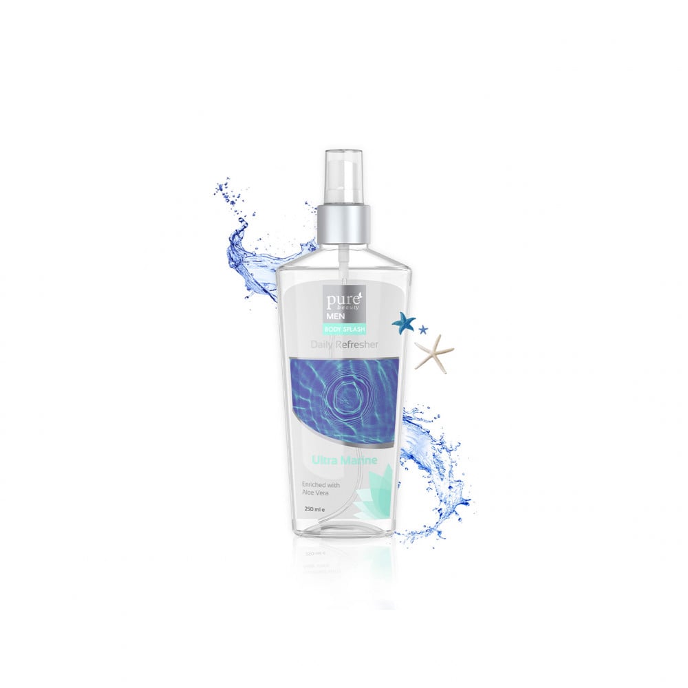 بيور بيوتي معطر جسم الترا مارين رجالي 250مل