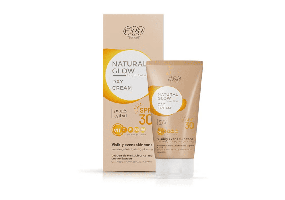 ايفا كريم نهاري مع واقي شمس30SPF يوحد لون البشرة 50جرام
