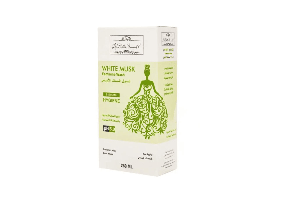 لابيلا غسول المسك الابيض للمناطق الحساسة 250 مل