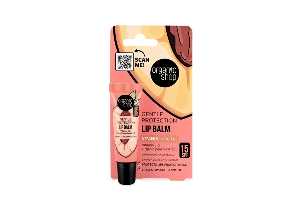 اورجانيك شوب مرطب الشفاه فيتامين اي و 15 واقي شمس 10مل