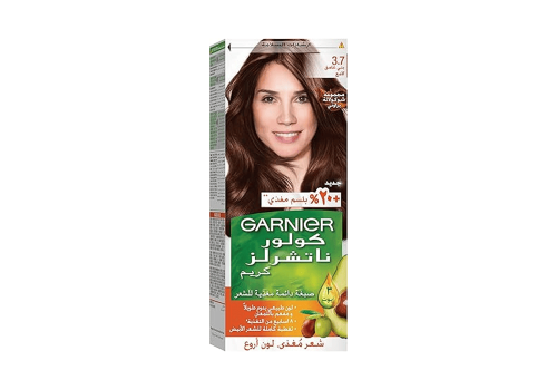 غارنييه صبغة شعر بني غامق لامع رقم 3.7