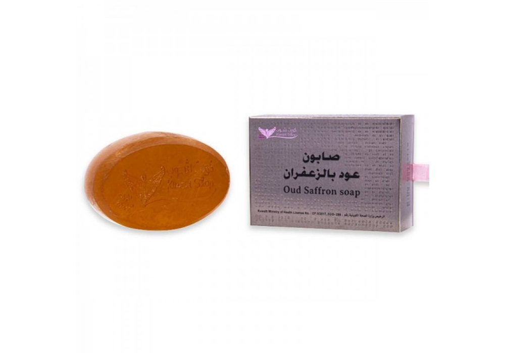 كويت شوب صابون عود بازعفران 100جرام