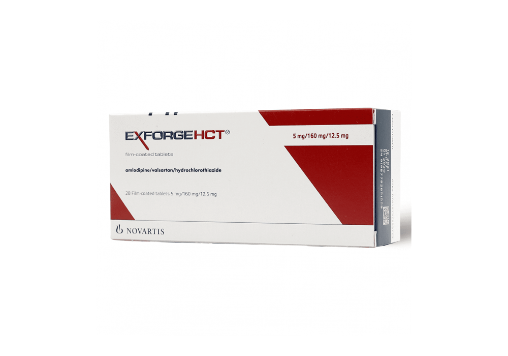 EXFORGE HCT 5/160/12.5MG 28 TABLETS