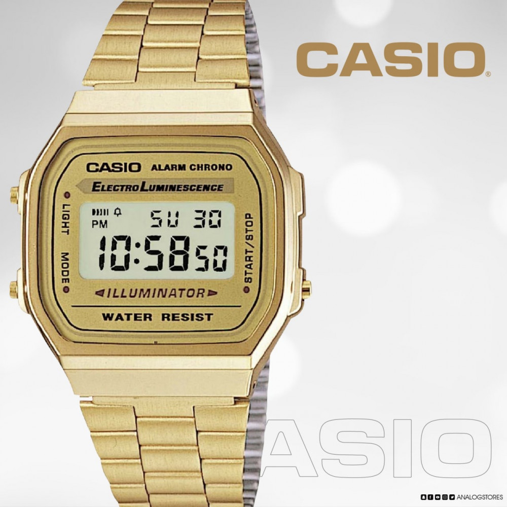 Gold hot sale retro casio