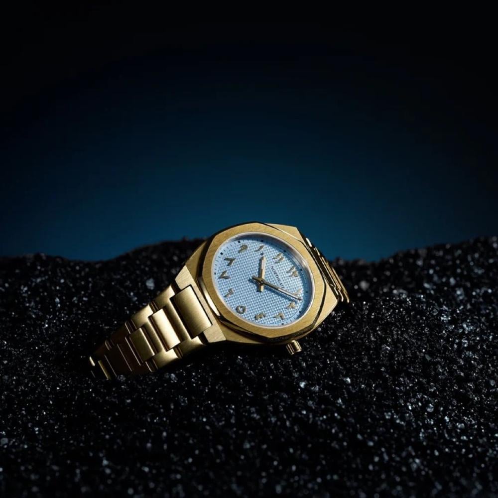 Northgate Sky Blue Clou de Paris dial Club 34 | analogstores