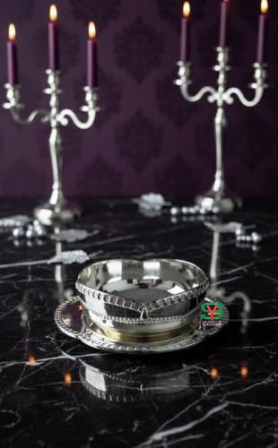 باديه مه صحن سلفر  قطر ١١ سم