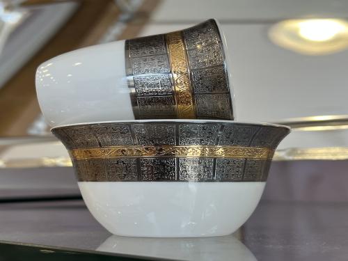 12-piece porcelain cups