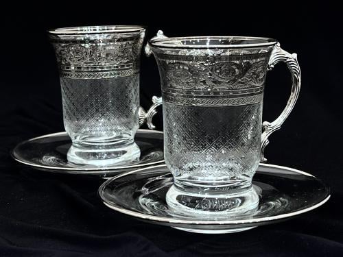 بيالات كريستال نقش ليزر ٦