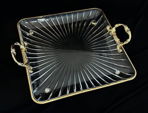 صينيه زجاج تركي 24 سم