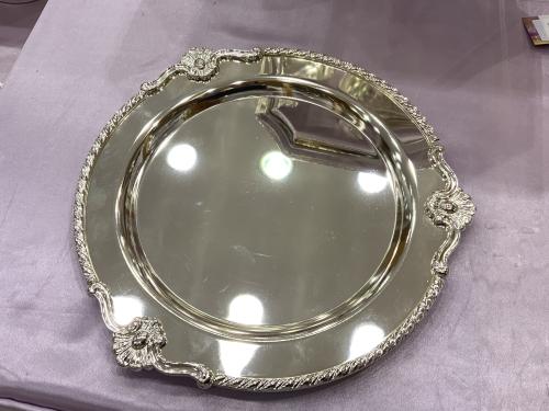 صينيه سلفر قطر ٢٨ سم