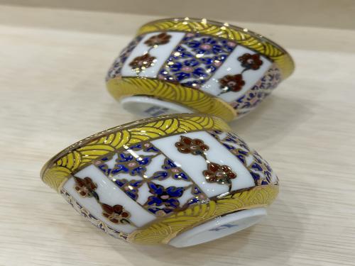 12-piece hand-engraved cups